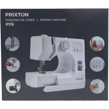 Prixton P115 symaskin, produktbild, Vit (2)