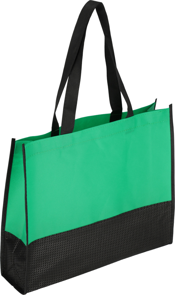 Non-woven väska 80 g/m2 COURTNEY, grön, produktbild