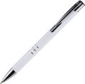 Metalllackerad penna KILIAN, vit