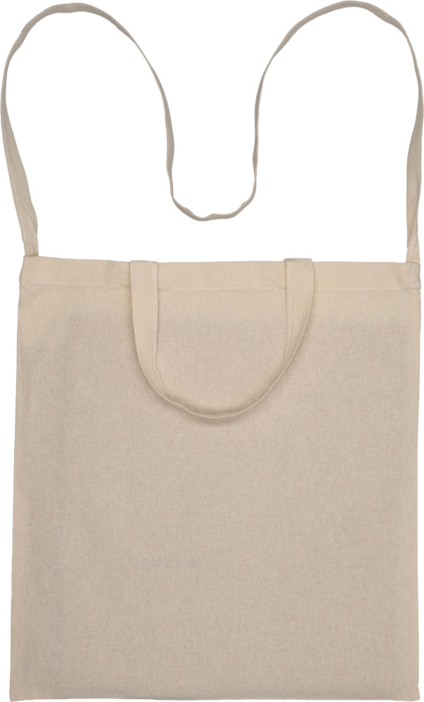 Bomullspåse med 3 handtag 140 g/m² ABIGAIL, produktbild
