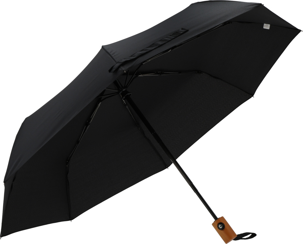 Automatiskt paraply ø100 cm RPET MALWINA, svart, produktbild
