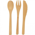 Bambubestickset GREGOR, beige