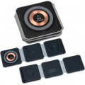 3-i-1 trådlös laddare AMY, svart