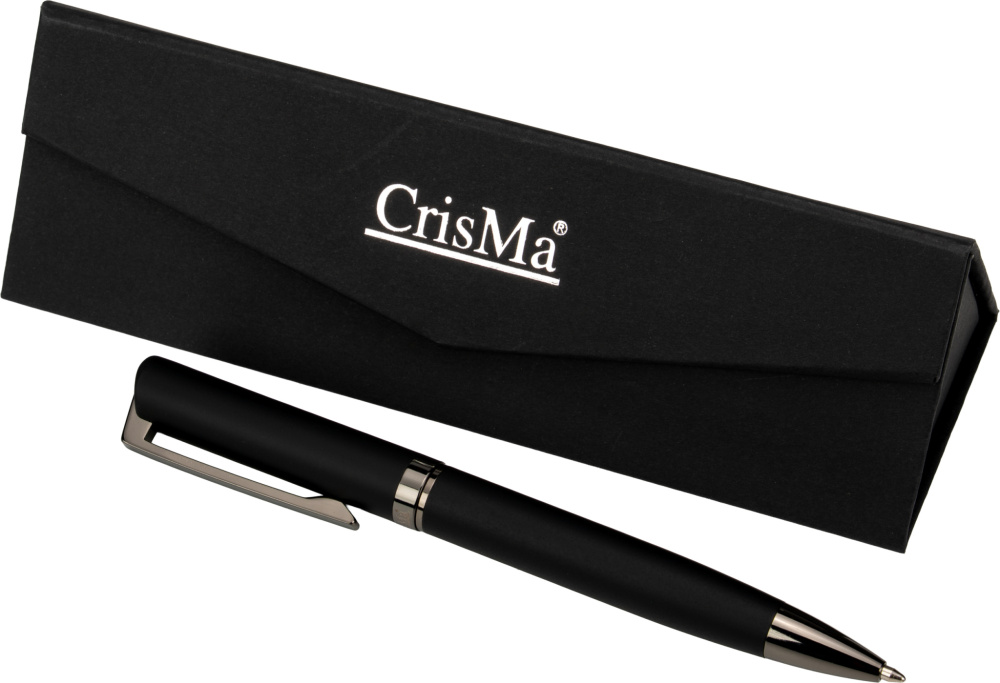 Metallpenna CrisMa ERNESTO, svart, produktbild