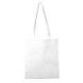 80g långhandtags nonwoven-påse, sydd / Klya, vit