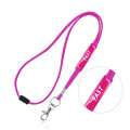 Polyestersnodd med justerbar och säker stängning / Ribbon, rosa