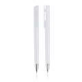 Plastkulpenna / Cliqer, vit