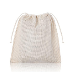 100 % bomull och nätpåse med dragsko / NetString