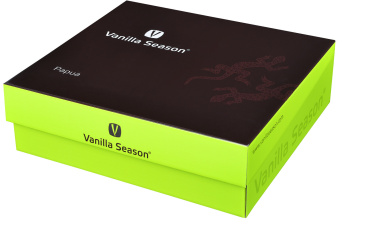 VS PAPUA presentask med vinglas, transparent, produktbild