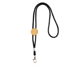 Rörformad lanyard med justerbar bambu / West