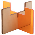 Candix – ljushållare, transparent orange