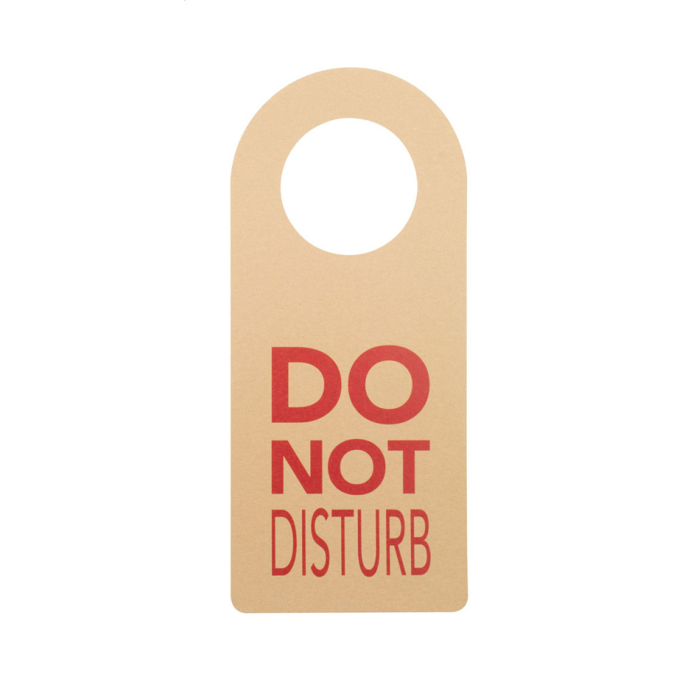 Disturb Eco – dörrhängare med tryck, produktbild