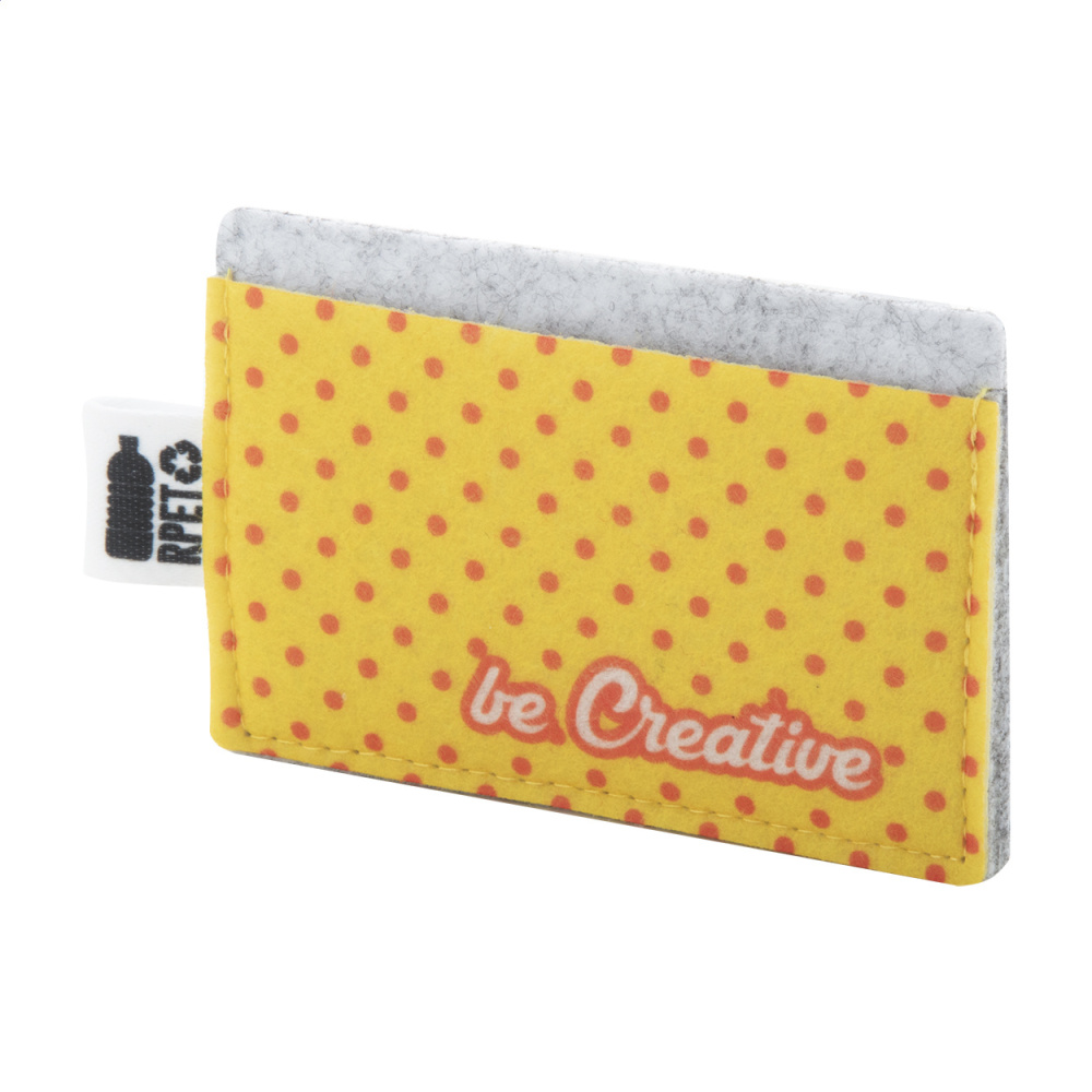 CreaFelt Card – Kreditkortsinnehavare med tryck, produktbild