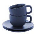 Caturra Plus – set med cappuccinokoppar, mörkblå