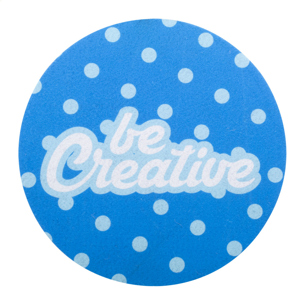 CreaFelt Cursor Round – RPET musmatta, produktbild