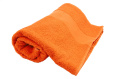 Terry L – handduk i bomullsfrotté - 70×140 cm, apelsin