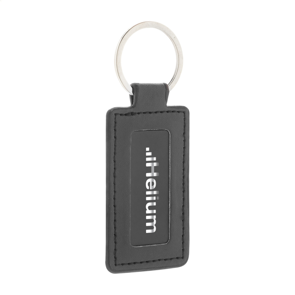 ShineKey Rect – RPU nyckelring, svart, produktbild