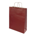 Papbag L – presentpåse av papper, stor, vinröd