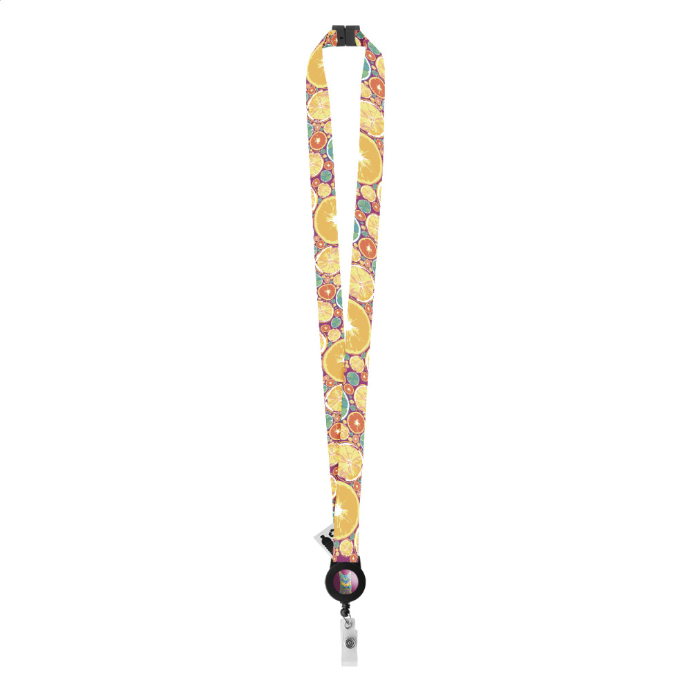 Subyard YoYo A Safe RPET – sublimering nyckelband med tryck, produktbild