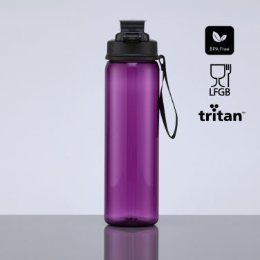 Neon vattenflaska i Tritan™, 750 ml, purpur, ytterligare vy 3