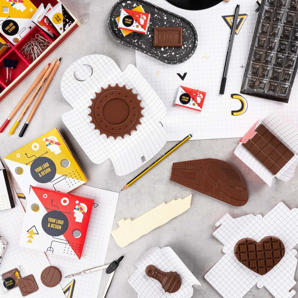 Skräddarsydd choklad Choco4Mat lastfartyg, produktbild (1)