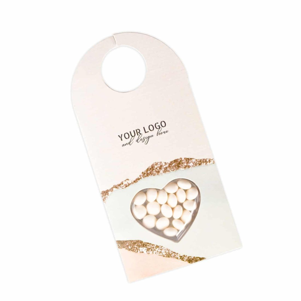 Dragéer Tryckknappshängare - Hjärta, produktbild