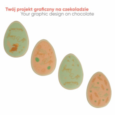 Choklad Mini Påskägg Med Tryck 20G