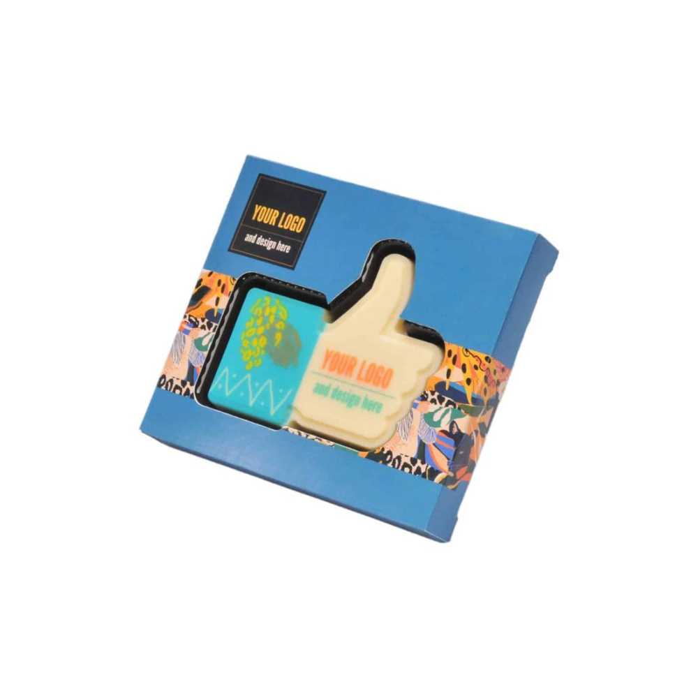 Skräddarsydd choklad Choco4Mat Mini I Like It-tryck, produktbild (1)