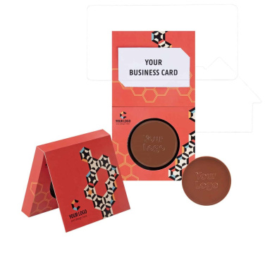 Skräddarsydd choklad Choco4Mat minicirkel med kort, produktbild (2)