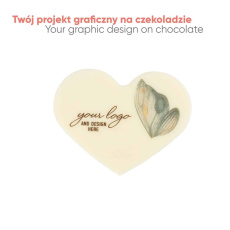 Skräddarsydd choklad Choco4Mat minihjärttryck