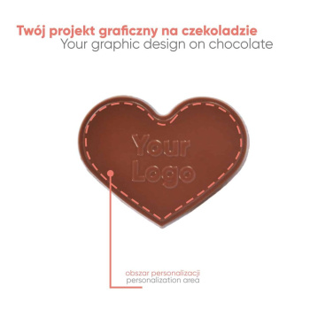 Skräddarsydd choklad Choco4Mat Mini Hjärta, produktbild (2)