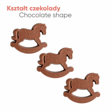 Set med choklad mini gunghästar 3 delar, produktbild (2)
