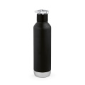 Spiglo-termosflaska rSS 780 ml. Dubbelväggig och läckagesäker. Hjulformat lock, Svart