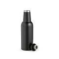 Sepik-Termosflaska rSS 360 ml. Dubbelväggig och läckagesäker. Sodaformad, Svart
