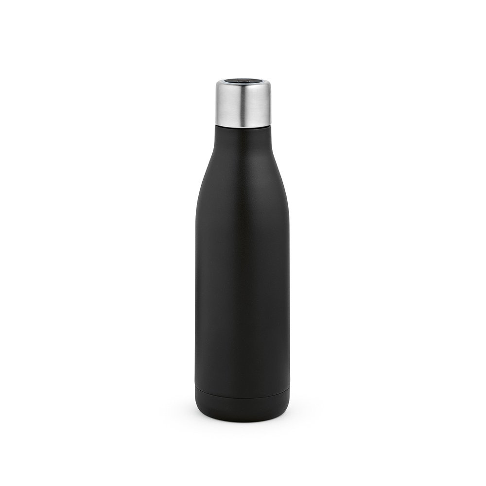 Parana-termosflaska rSS 550 ml. Dubbelväggig och läckagesäker. UV-desinfektionsmedel, Svart, produktbild