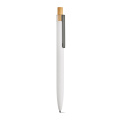 Tolkien-penna rAluminium, bambu och rPET. Blå 1km Dokumental®-bläck, Vit