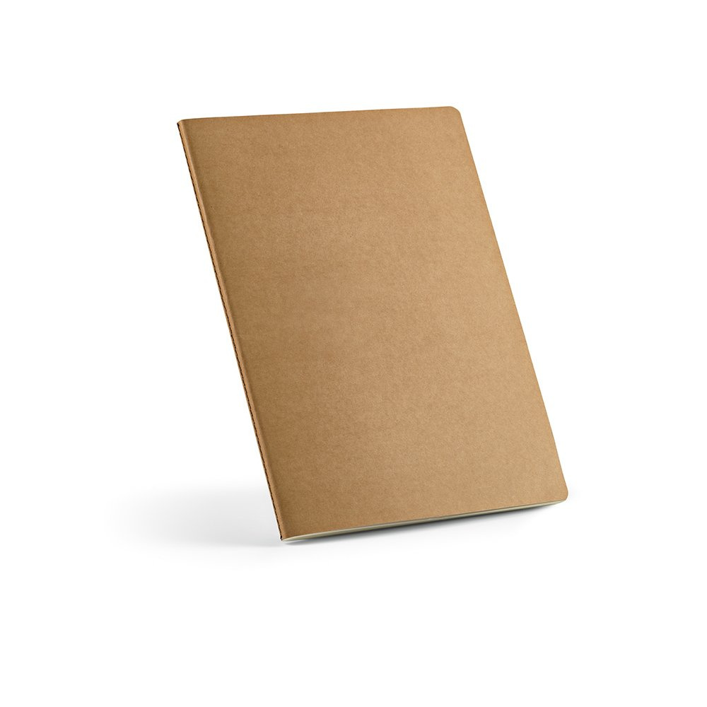 Bronte A4 mjukt omslag anteckningsblock. Kartongomslag.FSC® -papper, Naturlig, produktbild