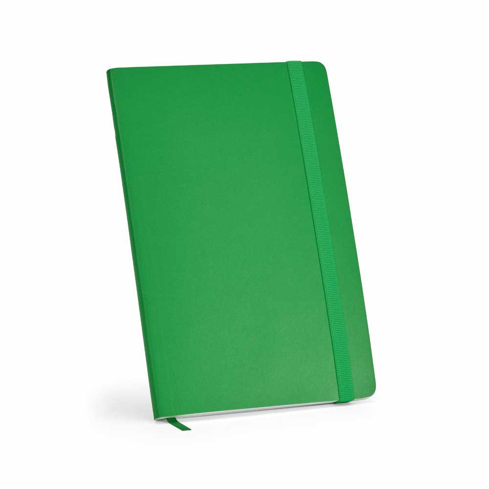 Flaubert A5 Anteckningsbok med mjukt omslag i rPU. 70 g/m², 160 FSC®-sidor, Grön, produktbild