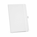 Dickens A5 Anteckningsbok med hårt omslag i rPET. 70 g/m², 160 FSC®-sidor, Vit