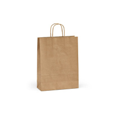 Vesuvio M brun kraftpåse, återvunnen FSC®, 115g/m². Tillverkad i Portugal