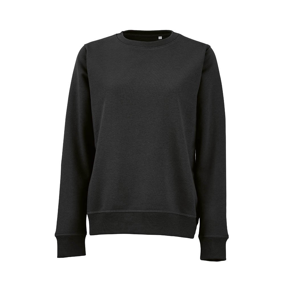 Waikiki dam sweatshirt med rund hals. Ekologisk bomull och rPET. 300g/m², Svart, 2XL, produktbild
