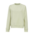 Waikiki dam sweatshirt med rund hals. Ekologisk bomull och rPET. 300g/m², Pastellgrön