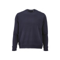 Capri sweatshirt i french terry med rund hals. 100 % ekologisk bomull. 300g/m², Marinblå