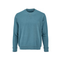 Capri sweatshirt i french terry med rund hals. 100 % ekologisk bomull. 300g/m², Bensinblå