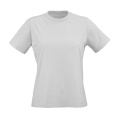 Copacabana W dam t-shirt i jersey. 100 % ekologisk bomull. 165g/m², Ljusgrå