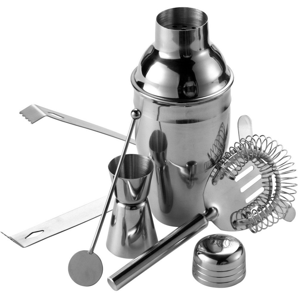 Cocktailset, shaker, istång, sked, produktbild (1)