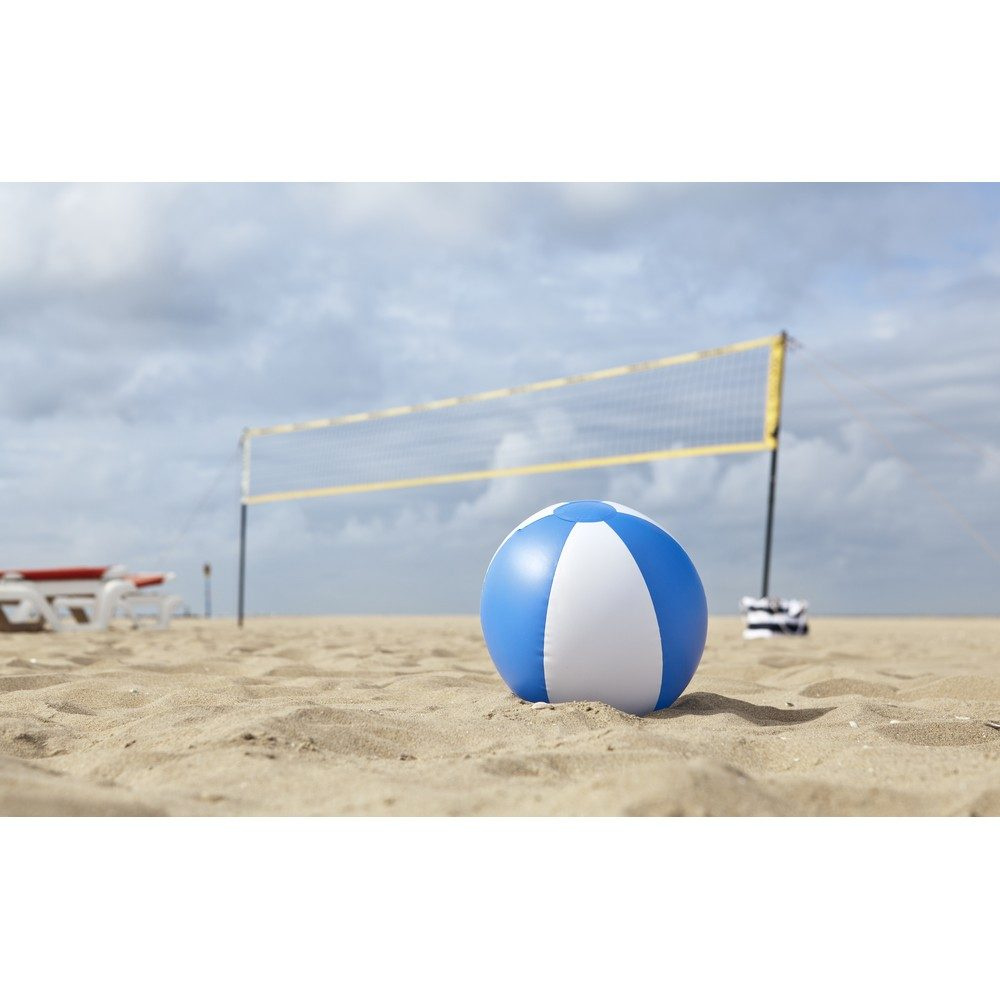 Uppblåsbar strandboll, purpur, produktbild (1)