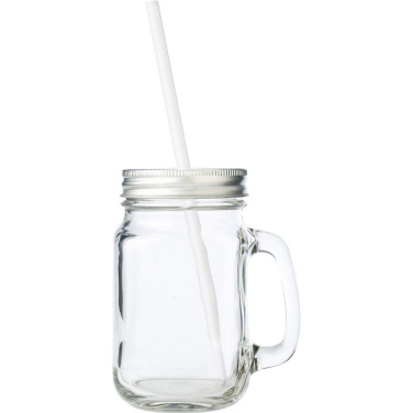 Dryckesburk 480 ml med sugrör, produktbild (2)