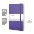MOLESKINE anteckningsbok ca A5, purpur