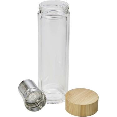 Glastermos 420 ml med sil för att täcka botten, produktbild (3)
